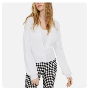 I.N.C. International Concepts Fleur Cardigan in bright white